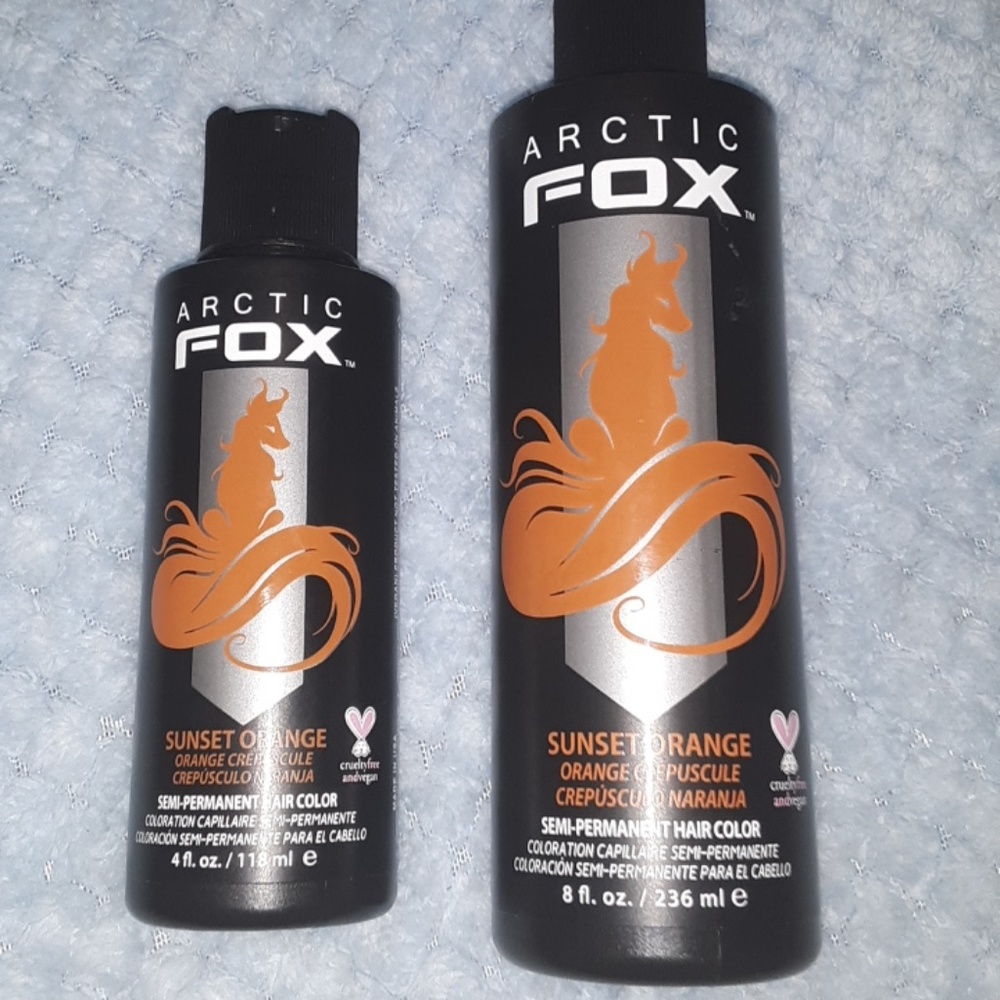 New Artic Fox sunset orange hair color
